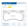 Pagid Racing 8238 RSL29 E8238R29 - Zeichnung Form 8238
