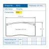 Pagid Racing 8312 RSL19 E8312R19 - Zeichnung Form 8312