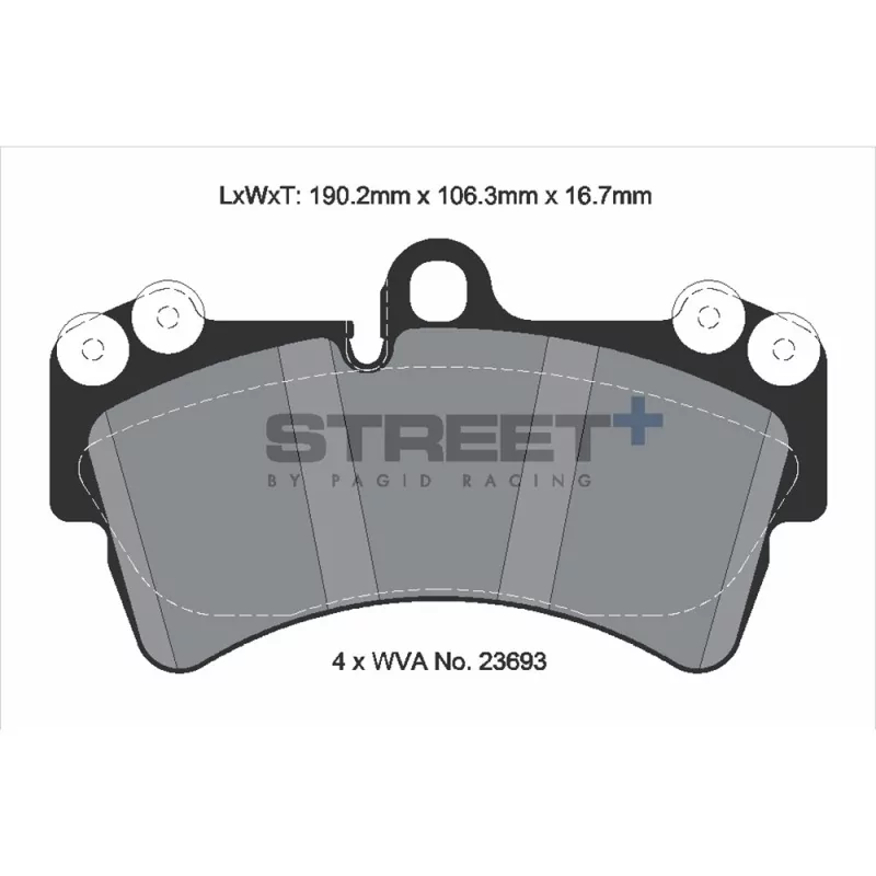 Pagid Street+ T8038SP2001 Pagid Street+ T8038SP2001