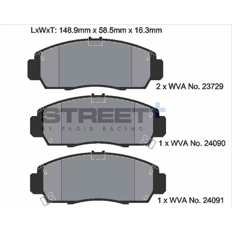Pagid Street+ T8042SP2001 Pagid Street+ T8042SP2001