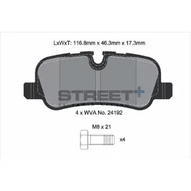 Pagid Street+ T8061SP2001