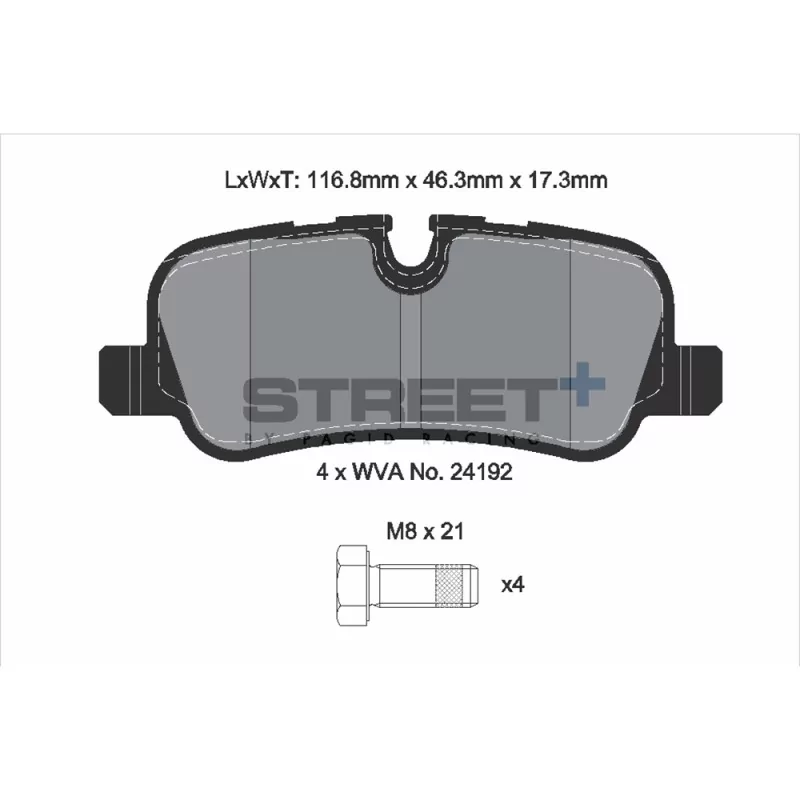 Pagid Street+ T8061SP2001