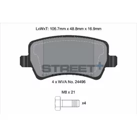 Pagid Street+ T8076SP2001