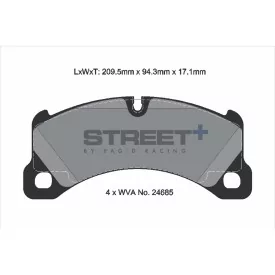 Pagid Street+ T8087SP2001
