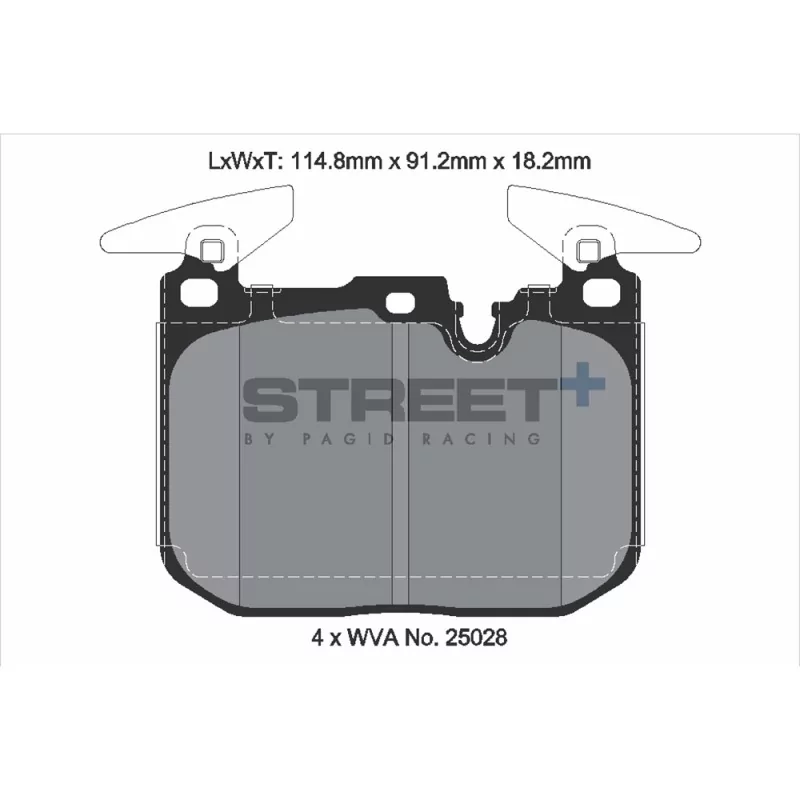 Pagid Street+ T8104SP2001 Pagid Street+ T8104SP2001