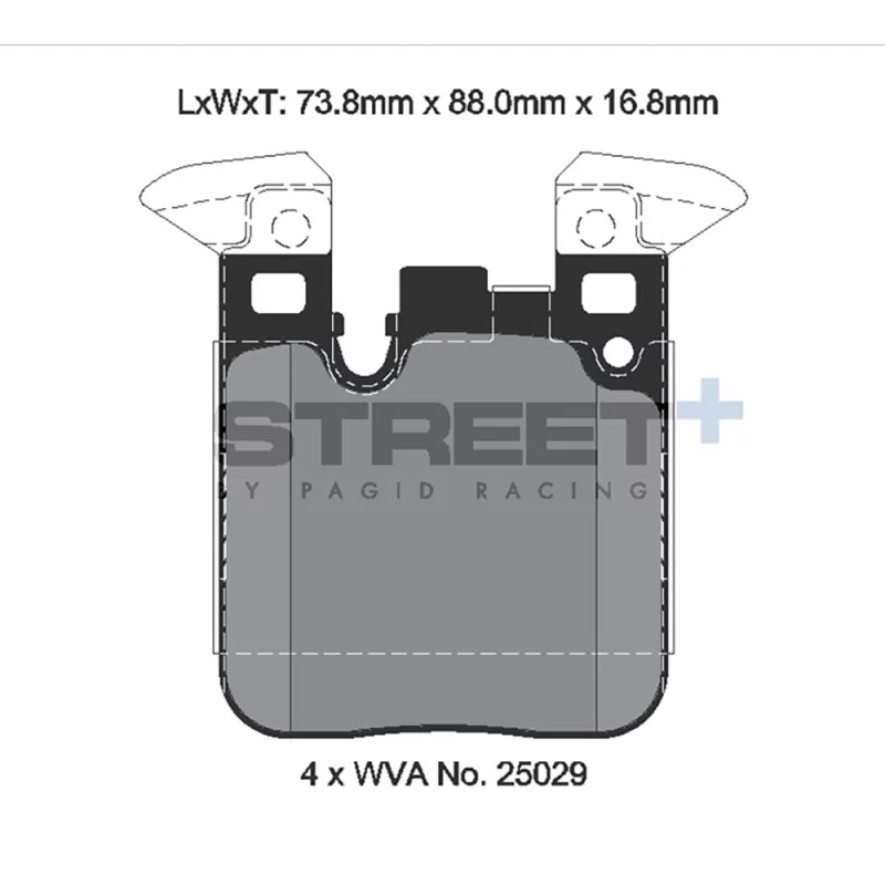Pagid Street+ T8105SP2001 Pagid Street+ T8105SP2001
