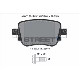 Pagid Street+ T8108SP2001