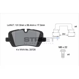 Pagid Street+ T8123SP2001