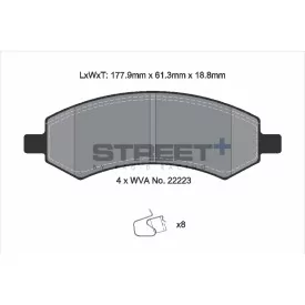 Pagid Street+ T8136SP2001