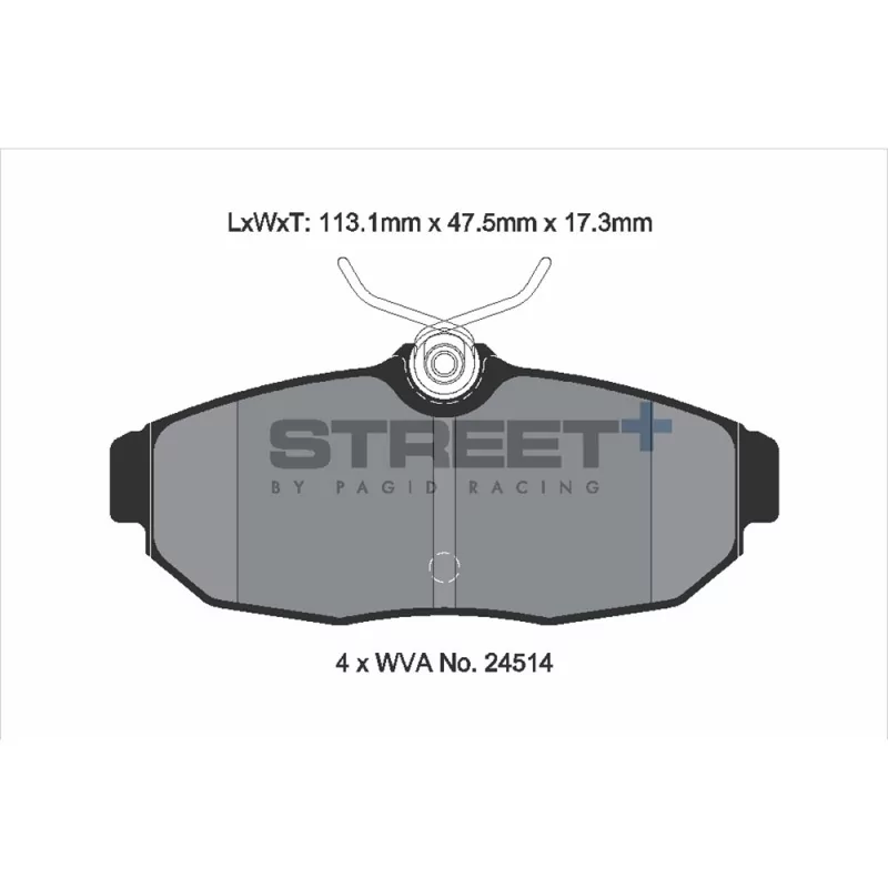 Pagid Street+ T8140SP2001 Pagid Street+ T8140SP2001
