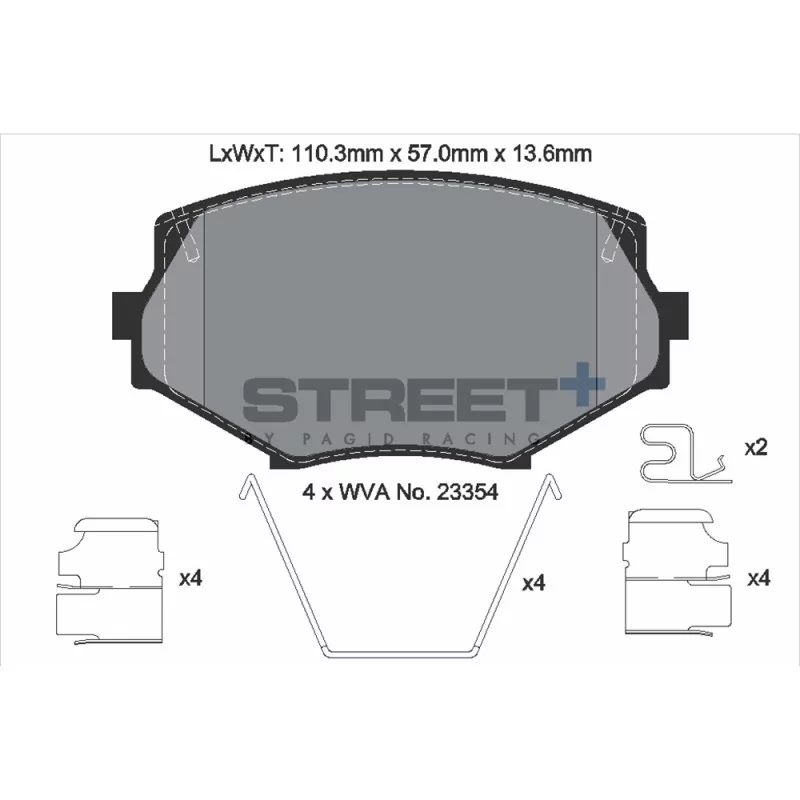 Pagid Street+ T8171SP2001 Pagid Street+ T8171SP2001
