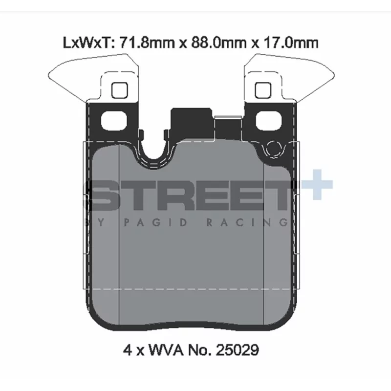 Pagid Street+ T8195SP2001 Pagid Street+ T8195SP2001