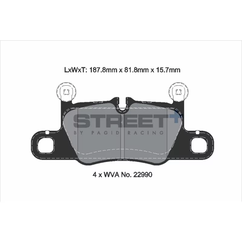 Pagid Street+ T8272SP2001 Pagid Street+ T8272SP2001