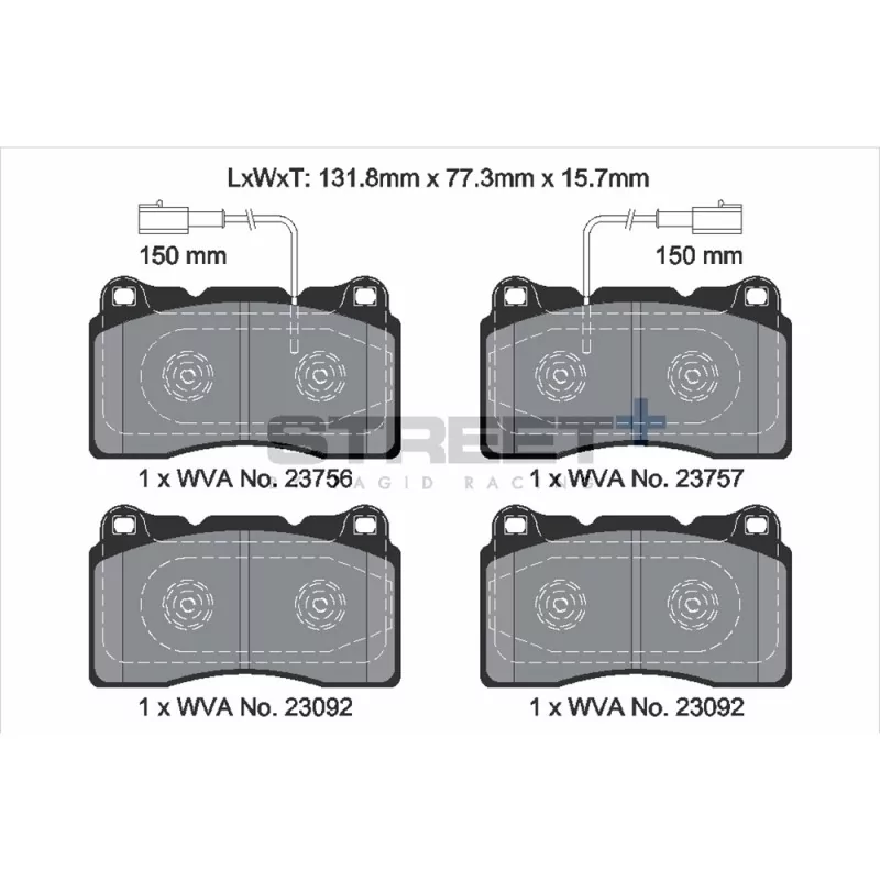 Pagid Street+ T8254SP2001 Pagid Street+ T8254SP2001