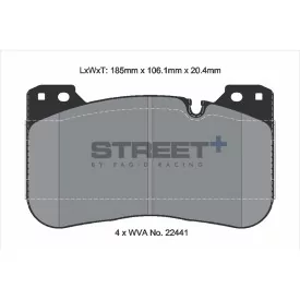 Pagid Street+ T8289SP2001