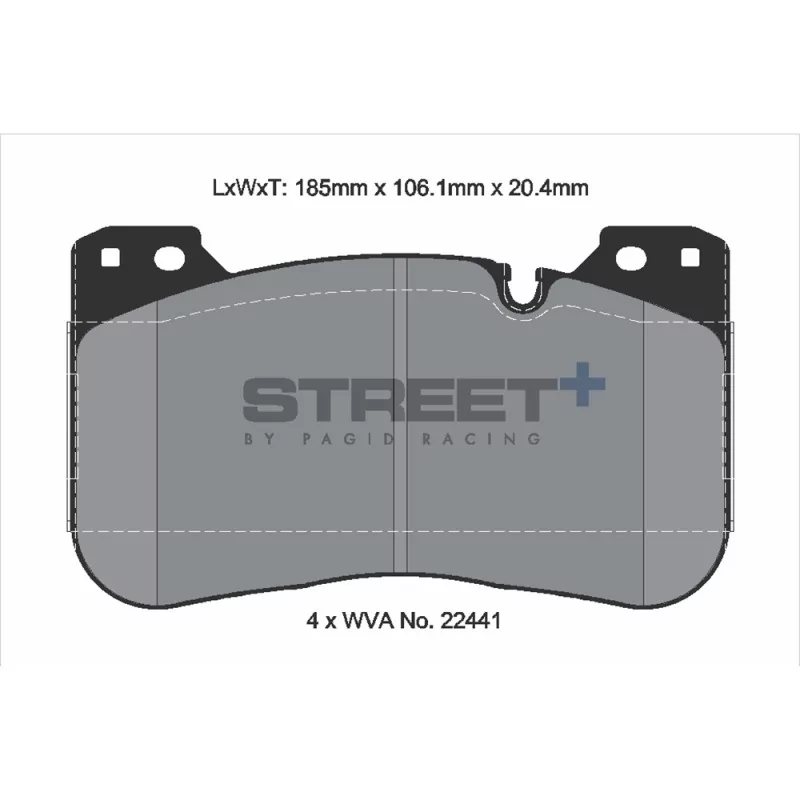 Pagid Street+ T8289SP2001 Pagid Street+ T8289SP2001