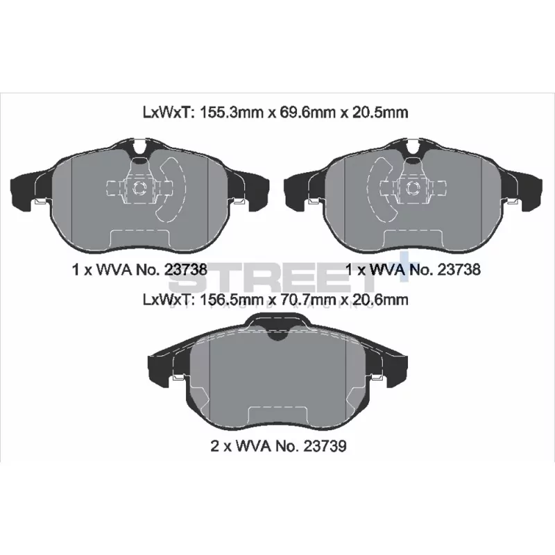 Pagid Street+ T8294SP2001 Pagid Street+ T8294SP2001