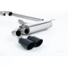 Échappement downpipe-back Milltek MCXAU103 pour Audi Coupe UR quattro 10v Turbo, embouts GT-90 noirs - détail