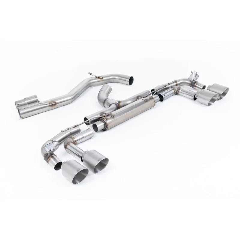 Milltek SSXAU1014 Abgasanlage ab Partikelfilter für Audi S3 2.0TFSI Quattro Sportback 310PS & 333PS 8Y