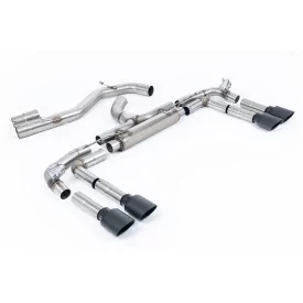 Milltek SSXAU1018 for Audi S3, black oval tips