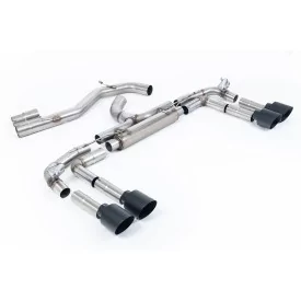 Milltek SSXAU1020 para Audi S3, colas GT-115 negras