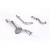 Milltek SSXAU148 cat-back exhaust for Audi TT 150 / 180 2WD Coupe & Roadster