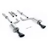 Milltek SSXAU228 cat-back exhaust for Audi RS6 C6 5.0 V10 biturbo quattro, black oval tips - detail