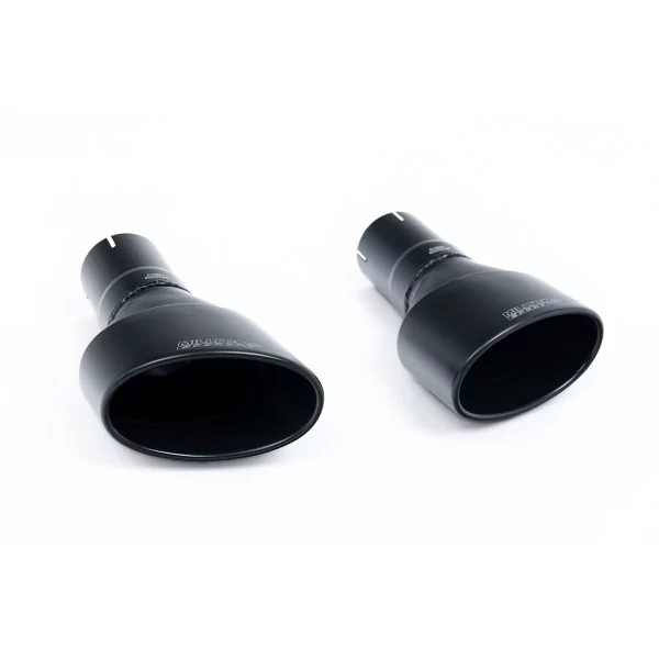 Milltek SSXAU228 cat-back exhaust for Audi RS6 C6 5.0 V10 biturbo quattro, black oval tips - detail