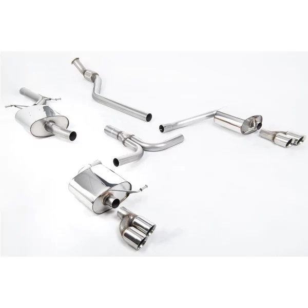 Milltek SSXAU249 cat-back exhaust for Audi A4 2.0 TFSI S line B8 Saloon & Avant - detail