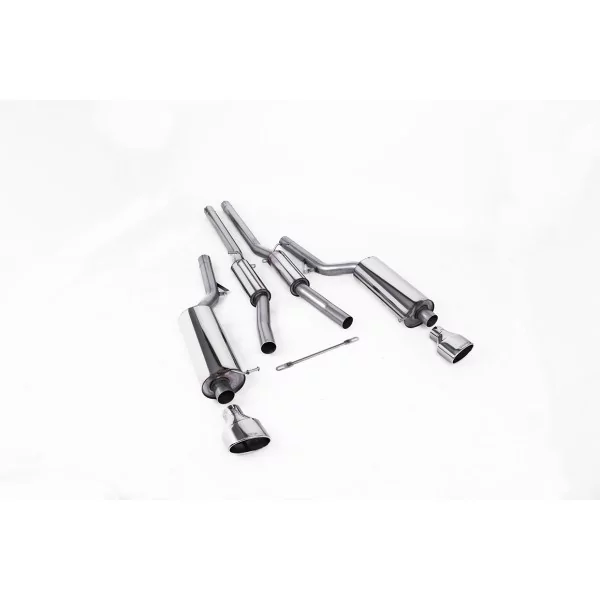 Milltek SSXAU354 cat-back exhaust for Audi RS6 C5 V8 Bi-Turbo Saloon & Avant, polished oval tips