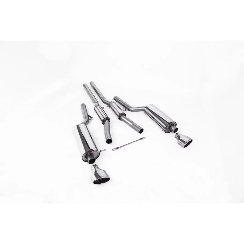 Milltek SSXAU354 cat-back exhaust for Audi RS6 C5 V8 Bi-Turbo Saloon & Avant, polished oval tips