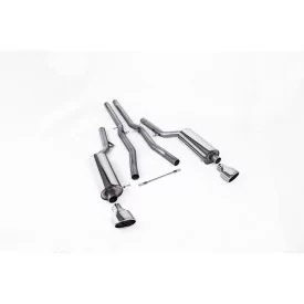 Milltek SSXAU355 cat-back exhaust for Audi RS6 C5 V8 Bi-Turbo Saloon & Avant, polished oval tips
