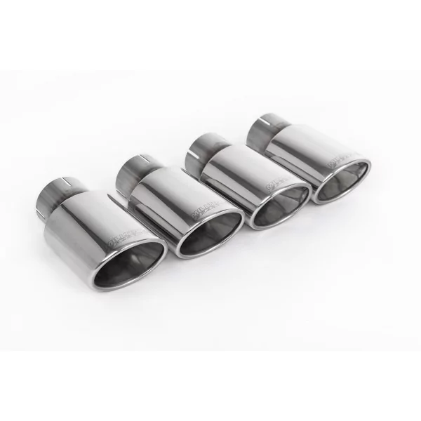Échappement cat-back Milltek SSXAU400 pour Audi S3 2.0 TFSI quattro 3-Door 8V/8V.2, embouts ovales polis - détail