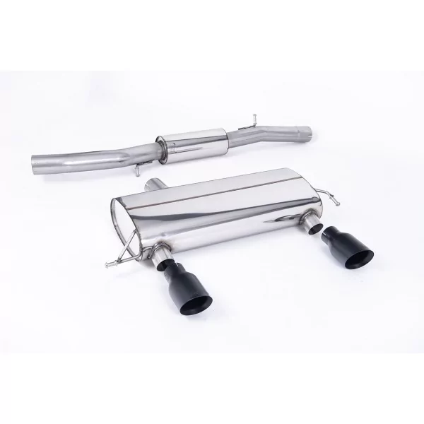 Échappement cat-back Milltek SSXAU425 pour Audi TT 180 / 225 quattro Coupe & Roadster, embouts GT-100 noirs