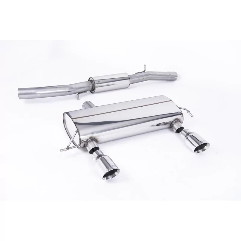 Milltek SSXAU426 cat-back exhaust for Audi TT 180 / 225 quattro Coupe & Roadster, polished GT-100 tips Milltek SSXAU426 cat-back exhaust for Audi TT 180 / 225 quattro Coupe & Roadster, polished GT-100 tips