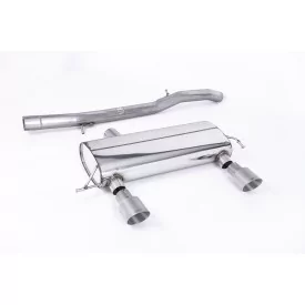Échappement cat-back Milltek SSXAU428 pour Audi TT 180 / 225 quattro Coupe & Roadster, embouts GT-100 titane