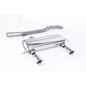 Milltek SSXAU429 cat-back exhaust for Audi TT 180 / 225 quattro Coupe & Roadster, polished GT-100 tips
