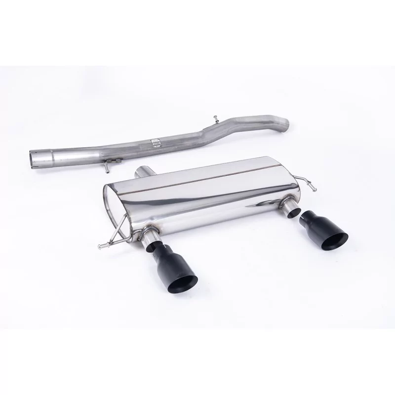 Milltek SSXAU430 cat-back exhaust for Audi TT 180 / 225 quattro Coupe & Roadster, black GT-100 tips