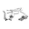 Milltek SSXAU465 cat-back exhaust for Audi S8 D4 4.0 TFSI quattro Tiptronic, polished GT-100 tips - detail