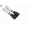 Milltek SSXAU470 cat-back exhaust for Audi S3, black GT-100 tips - detail