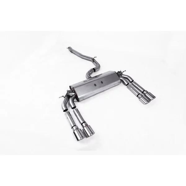 Milltek SSXAU473 cat-back exhaust for Audi S3, polished oval tips