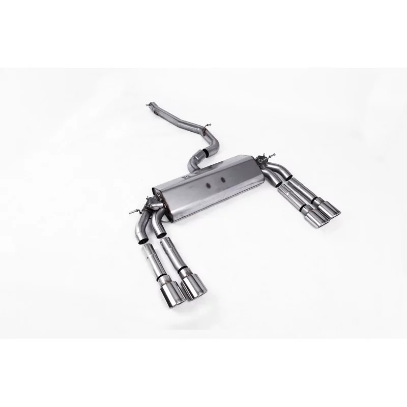 Milltek SSXAU473 cat-back exhaust for Audi S3, polished oval tips Milltek SSXAU473 cat-back exhaust for Audi S3, polished oval tips