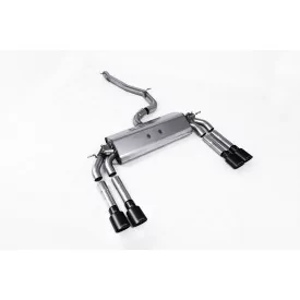 Milltek SSXAU474 Cat-Back-Abgasanlage für Audi S3, Endrohre oval schwarz