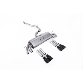 Milltek SSXAU541 cat-back exhaust for Audi S3 2.0 TFSI quattro Saloon & Cabrio 8V/8V.2, black GT-100 tips