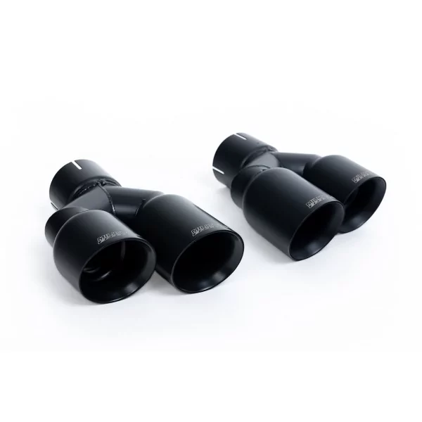 Milltek SSXAU559 cat-back exhaust for Audi S5 3.0 TFSI B8 Coupé & Cabriolet, black GT-80 tips - detail