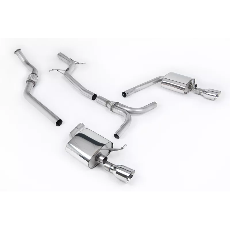 Milltek SSXAU629 Cat-Back-Abgasanlage für Audi A4 2.0 TFSI S line B8 Saloon & Avant