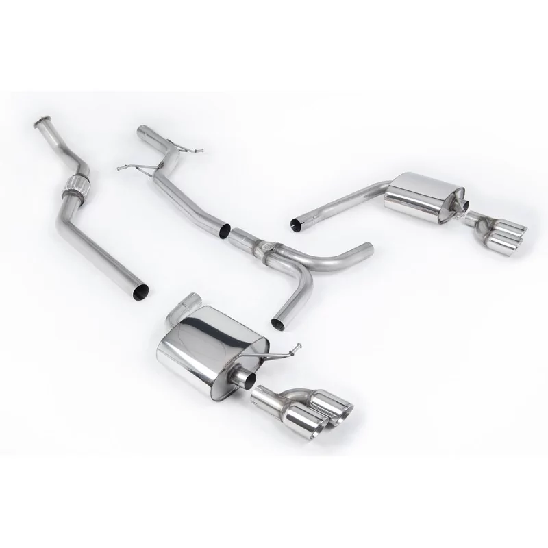Milltek SSXAU630 cat-back exhaust for Audi A4 2.0 TFSI S line B8 Saloon & Avant Milltek SSXAU630 cat-back exhaust for Audi A4 2.0 TFSI S line B8 Saloon & Avant