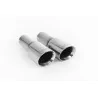 Échappement cat-back Milltek SSXAU638 pour Audi A3 2.0T FSI 2WD 5 door Sportback, embouts GT-80 polis - détail