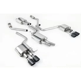 Milltek SSXAU671 cat-back exhaust for Audi SQ5 3.0 TFSI Supercharged, carbon Jet-100 tips