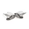 Escape cat-back Milltek SSXAU753 para Audi RS5 B9 2.9 V6 Turbo Coupe, colas ovaladas pulidas - detalle